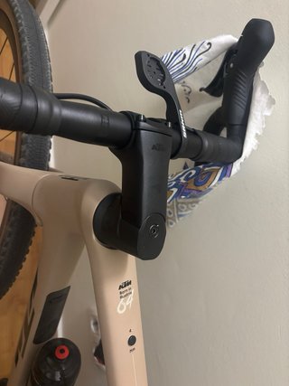 Potencia bici gravel negra KTM team