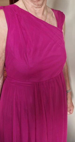 Vestido fiesta largo rosa