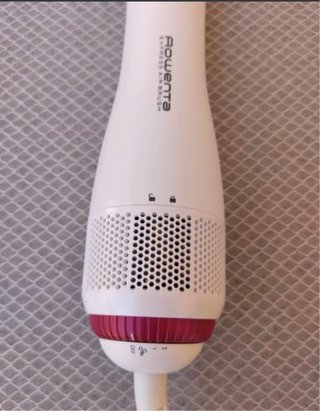Cepillo alisador y Secador Rowenta Blanco y Rosa
