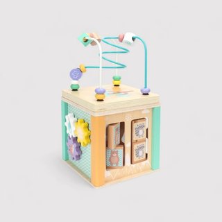 Amole - Cubo montessoriano in legno 5 giochi in 1