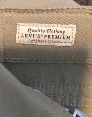 Pantalones Levi's 511 Slim Beige Talla M