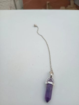 Péndulo Amatista Plata