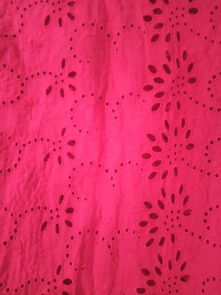 Camisa Zara roja bordada