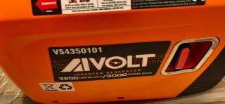 Generador Inverter AVOLT 3300W.Alquiler 50€/jornad