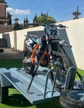 KTM 85 Motocross Negra y Naranja