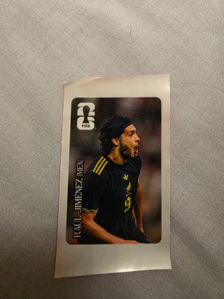 Cromo Coca Cola Raúl Jiménez (MEX)