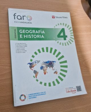 Libro Educativo Geografía e Historia 4 ° ESO