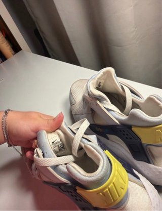 Nike Huarache Blancas y Azules