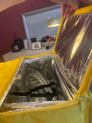 Mochila Térmica Glovo Grande Amarilla