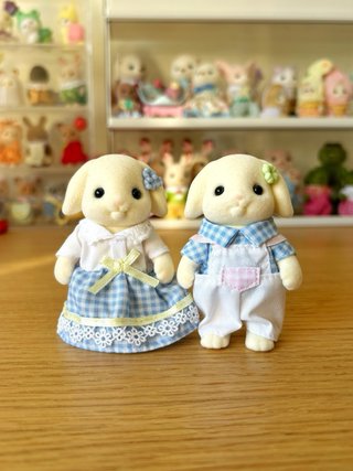 Sylvanian Families Conejos Bebé Cochecito