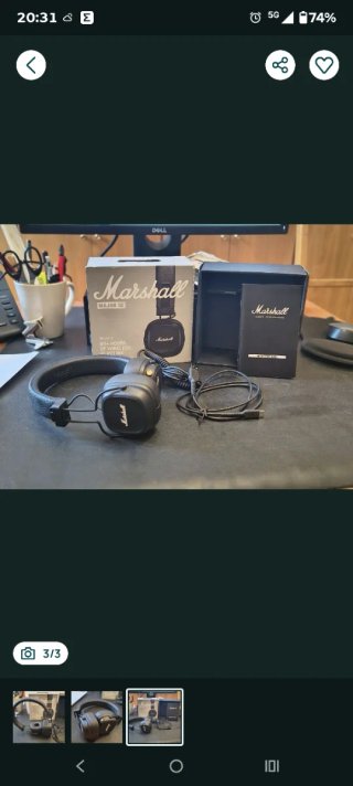 Marshall Major IV - Usados 1 vez
