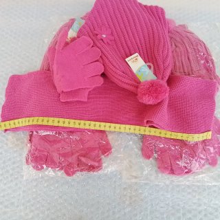 Lote 2 Gorros Niña Happy School Rosas