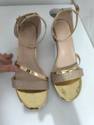 Lote 3 pares de zapatos de tacón TALLA 40/41