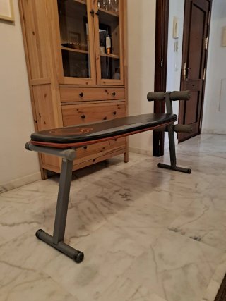 Banco de pesas para entrenamiento