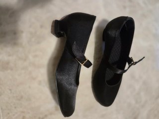 Zapatos de niña negros para fallera/bailar