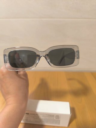 Gafas de Sol Mujer Rectangulares Grises