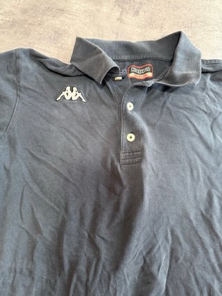 Polo Kappa Negro Talla M Vintage