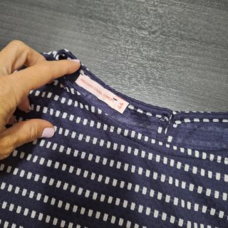 Vestido Mujer Precchio Talla 44 Azul/Blanco