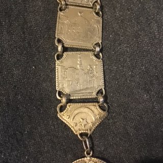 Colgante antiguo para cadena de reloj 1920
