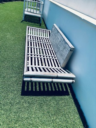 Sofá Balinés Terraza Bambú y Madera