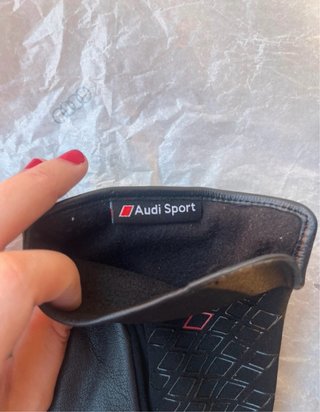 Guantes Audi Piel Negros
