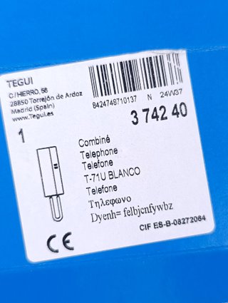 Dos Interfonos Tegui T-71U