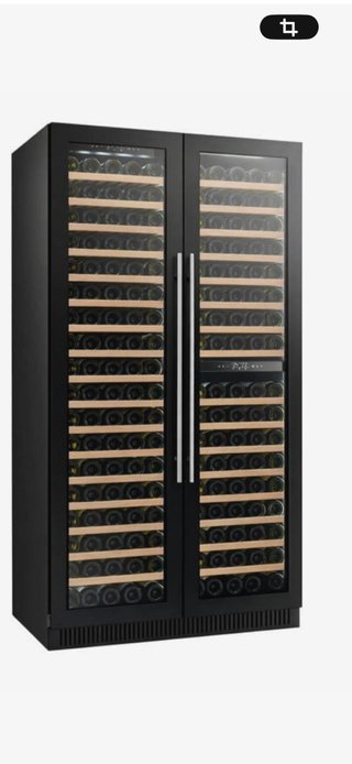 VINOTECA DOBLE PUERTA CRISTAL