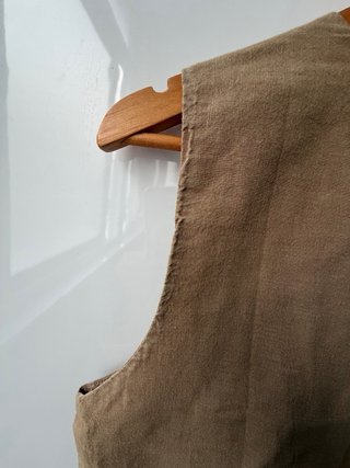 Chaleco Natura bordado talla M