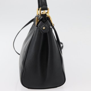 FENDI Monster Peek A Boo XS Hand Bag Leather 2way