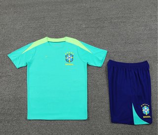 Conjunto Chandal Brasil Verde y Azul
