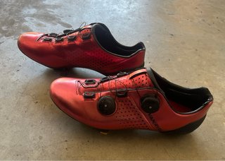 Botas Ciclismo Carretera Van Rysel Rojas
