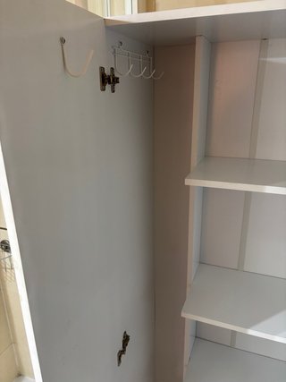 Armario auxiliar blanco 2 puertas