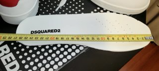 Zapatillas DSQUARED2 talla 41 sneakers basket piel