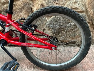Bicicleta Monty Junior 105 20 Roja/Negra