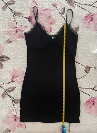 Vestido H&M Divided Negro Talla M