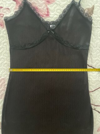 Vestido H&M Divided Negro Talla M