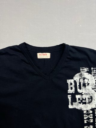 Camiseta estampado grafico Negra Talla m