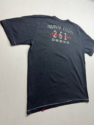 Camiseta estampado grafico Negra Talla m