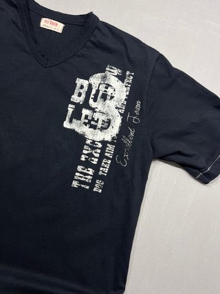 Camiseta estampado grafico Negra Talla m