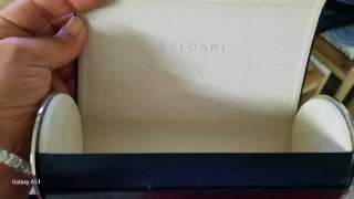 Estuche Gafas Bvlgari Negro/plateado