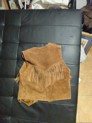 Chaleco cuero
