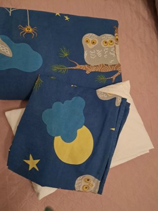 Copripiumino Ikea fantasia gufi
