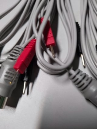 5 Cables Electrodos Masaje