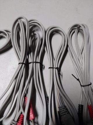 5 Cables Electrodos Masaje
