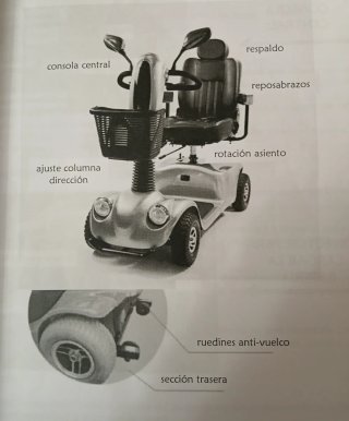 Scooter Movilidad Libercar Grand Classe Plata