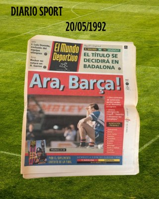 El Mundo Deportivo 20/05/1992 – Ara, Barça!