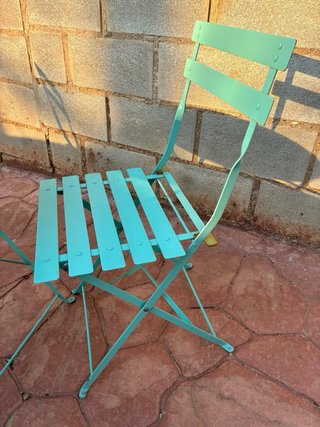 Tavolo e 3 sedie da giardino/terrazzo