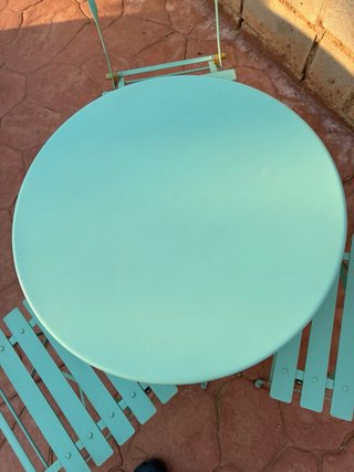 Tavolo e 3 sedie da giardino/terrazzo
