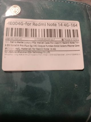 Funda libro Redmi Note 14 4G