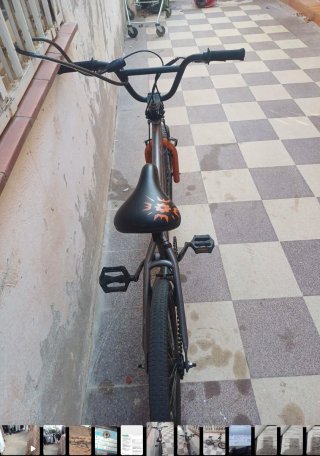 Bicicleta infantil BMX naranja